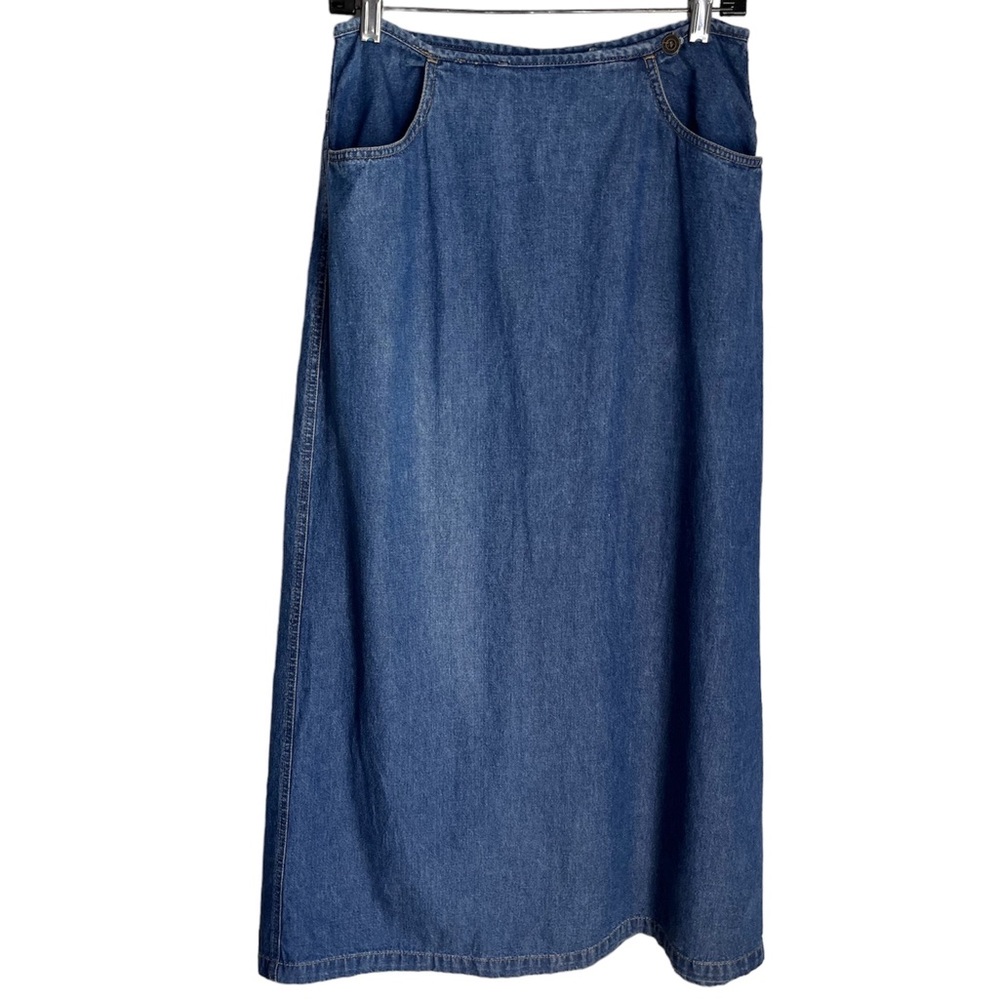 VINTAGE DENIM SKIRT BY LIZ WEAR